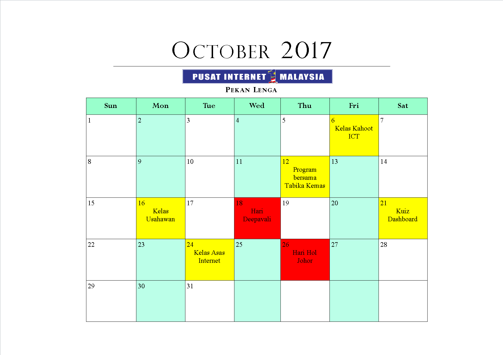 Oktober 2017